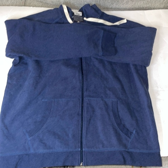 NWT Bass navy blue hooded sweatshirt size  XXL - Picture 1 of 5